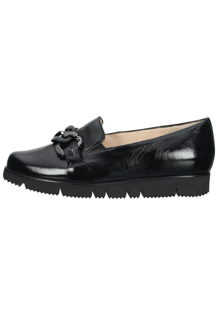 HASSIA Slipper Leder Schwarz