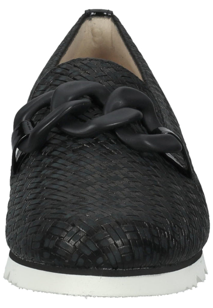 HASSIA Slipper Leder Schwarz