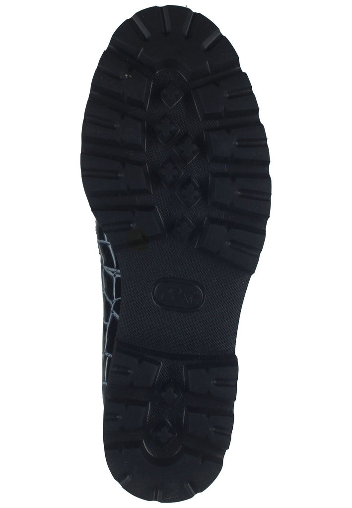 HASSIA Slipper Leder Schwarz