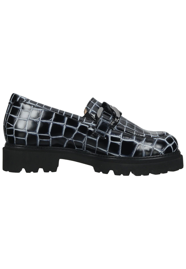 HASSIA Slipper Leder Schwarz
