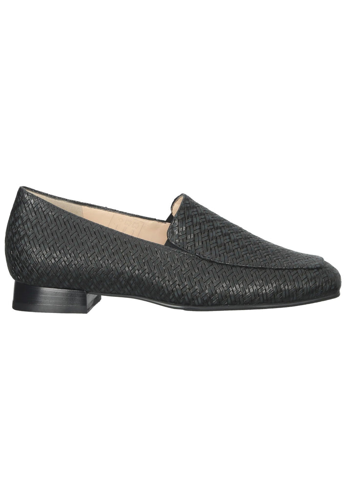 HASSIA Slipper Leder Schwarz