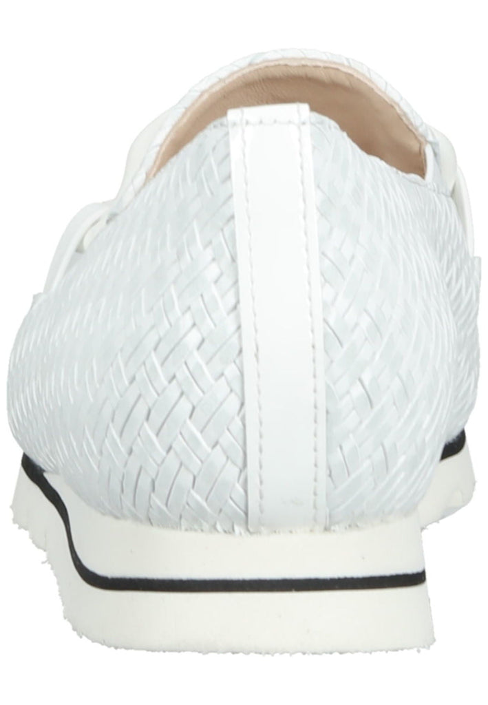 HASSIA Slipper Leder/Textil Weiß