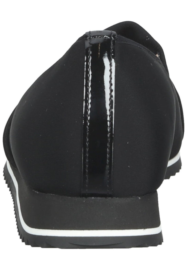 HASSIA Slipper Lederimitat Schwarz