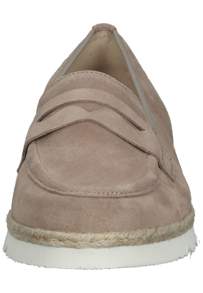 HASSIA Slipper Veloursleder Beige