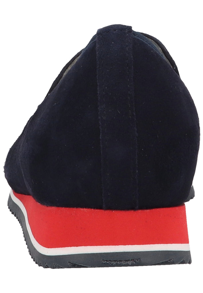 HASSIA Slipper Veloursleder Blau