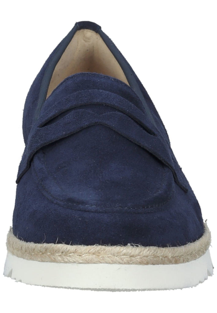 HASSIA Slipper Veloursleder Navy