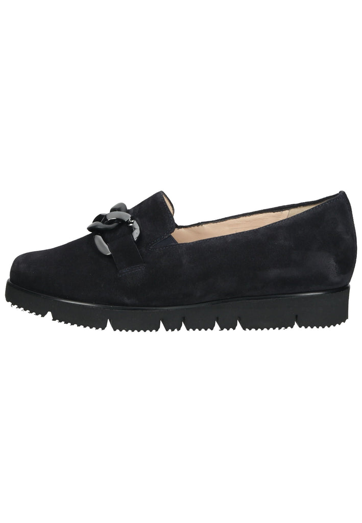 HASSIA Slipper Veloursleder Ocean