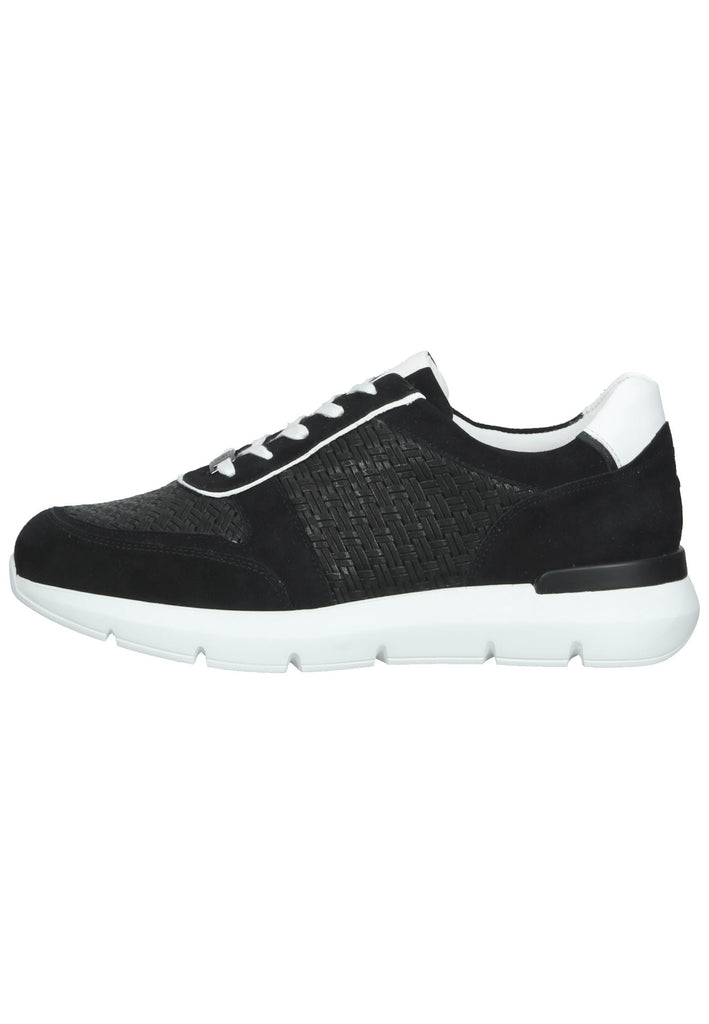 Sneaker HASSIA Sneaker Leder/Textil Schwarz/Weiß