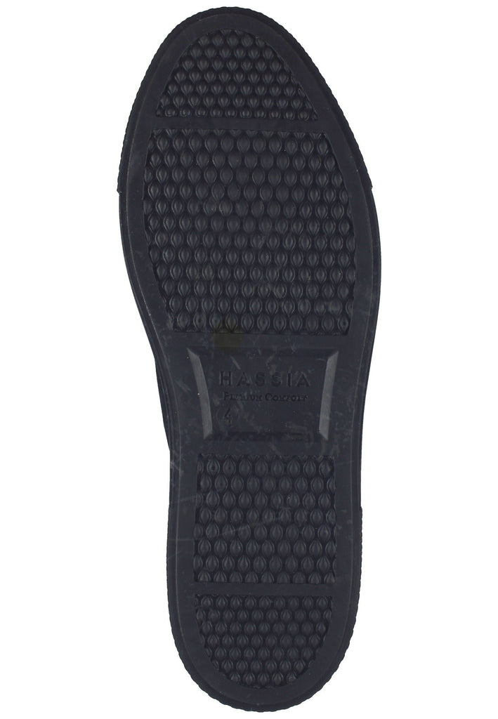 Sneaker HASSIA Sneaker Veloursleder Schwarz