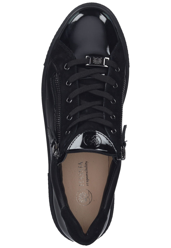 HASSIA Sneaker Leder Schwarz