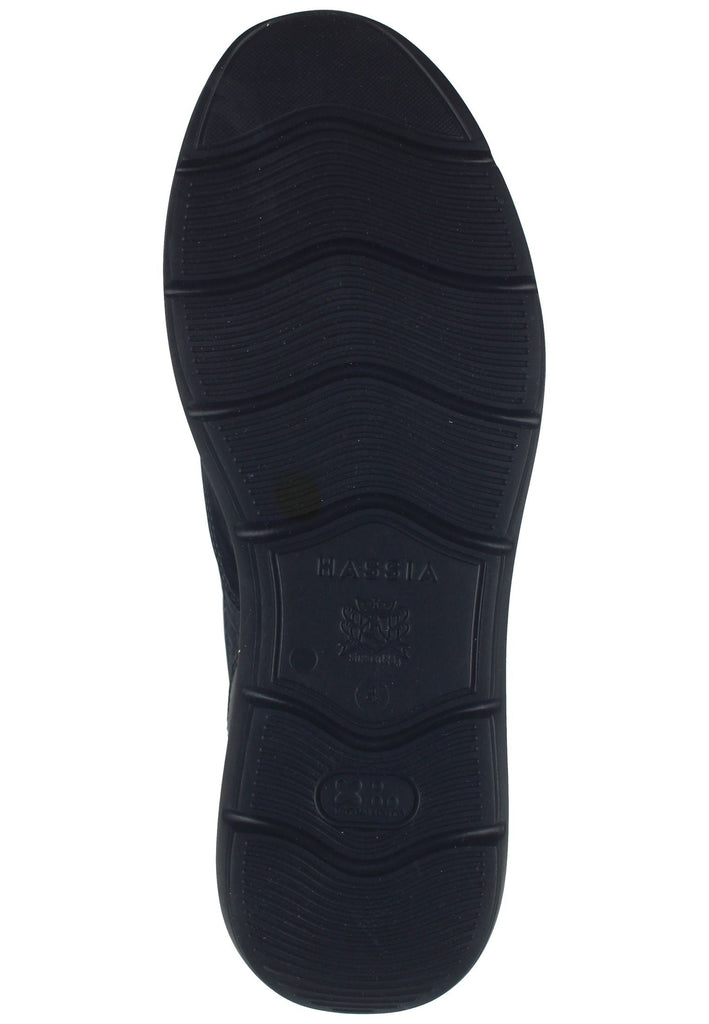 HASSIA Sneaker Leder Schwarz/Grau