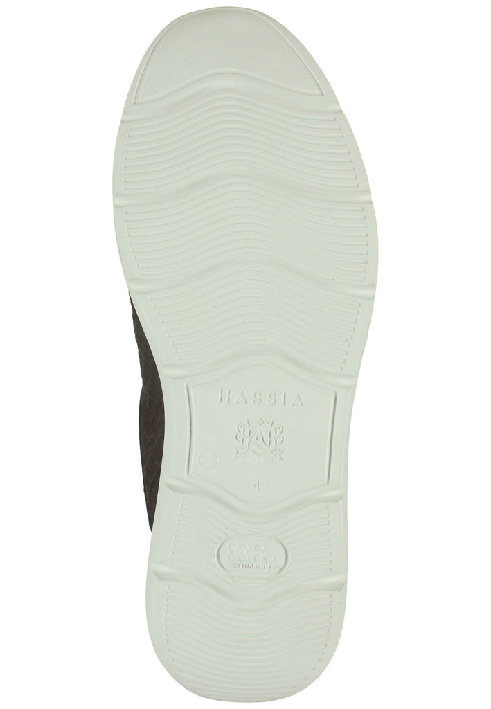 HASSIA Sneaker Leder/Textil Schwarz/Weiß