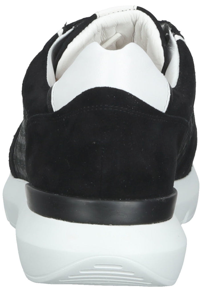 HASSIA Sneaker Leder/Textil Schwarz/Weiß