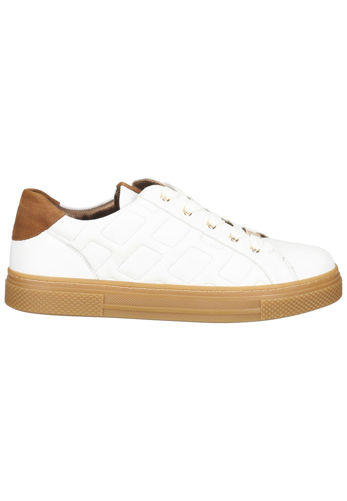 HASSIA Sneaker Leder Weiß/Braun