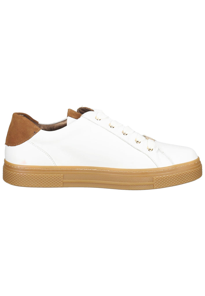 HASSIA Sneaker Leder Weiß/Braun