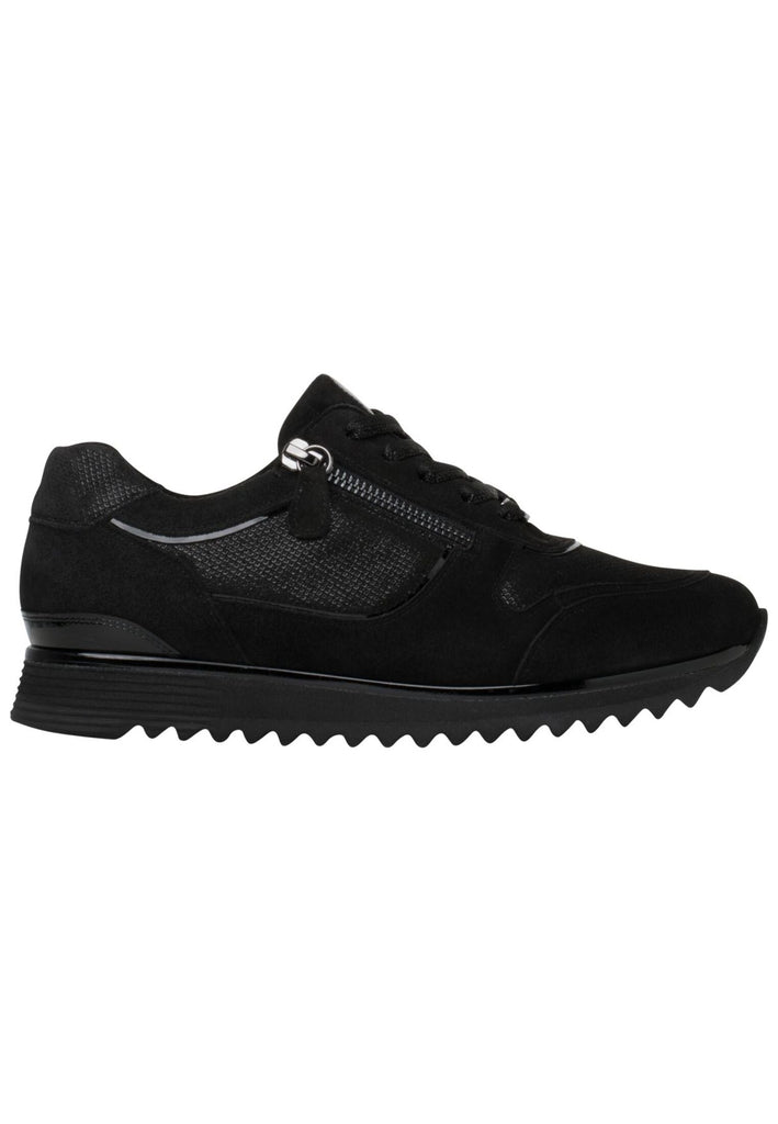 HASSIA Sneaker Samt Schwarz