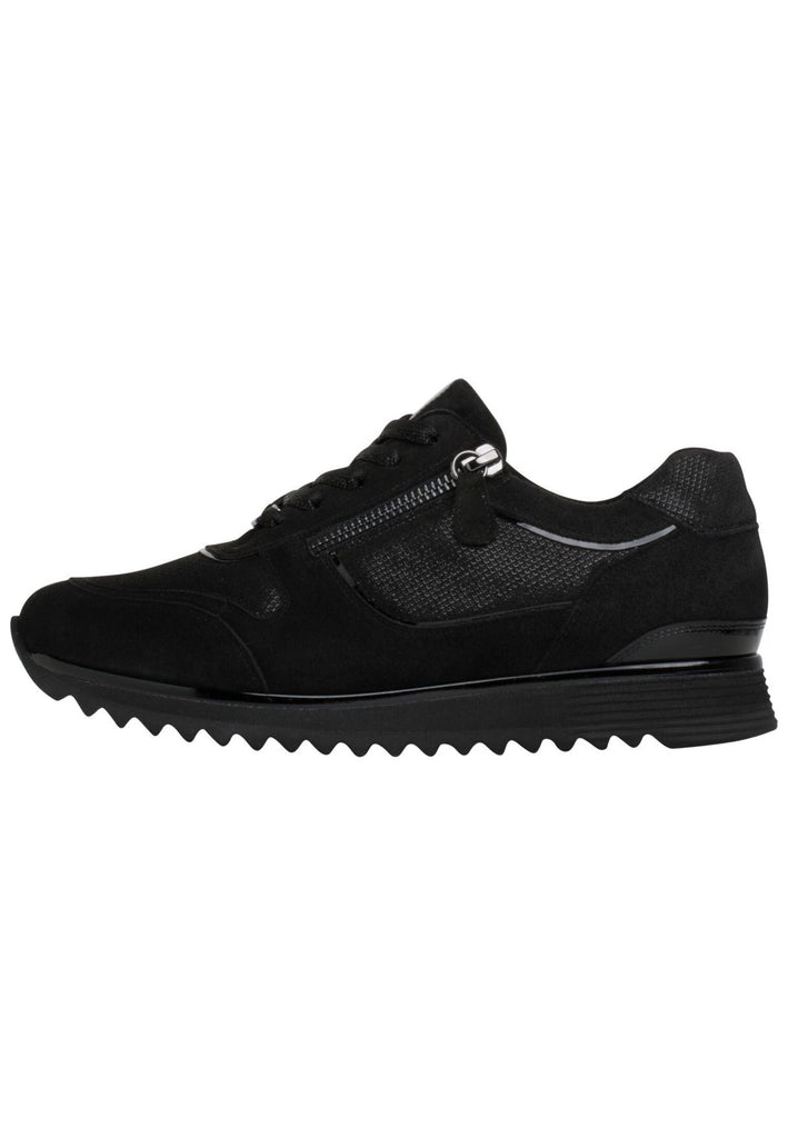 HASSIA Sneaker Samt Schwarz