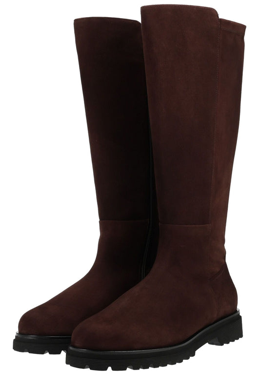 HASSIA Stiefel Veloursleder Chocolate
