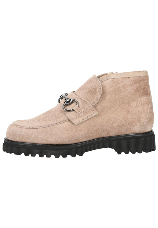 HASSIA Stiefelette Veloursleder Taupe