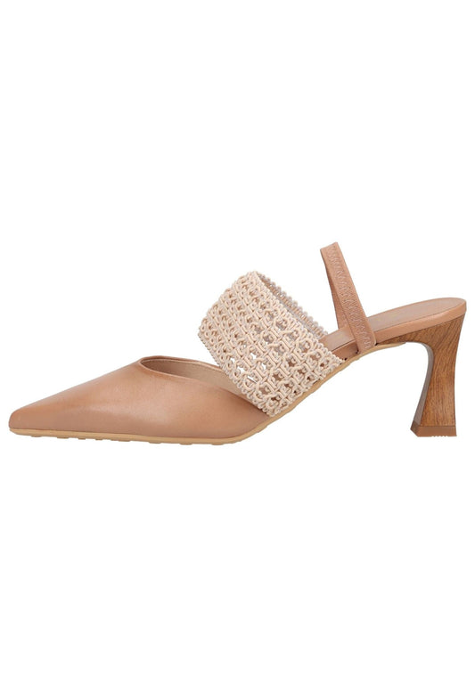 HISPANITAS Pumps Leder Mokka