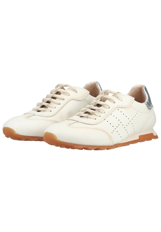HISPANITAS Sneaker Leder Weiß/Braun