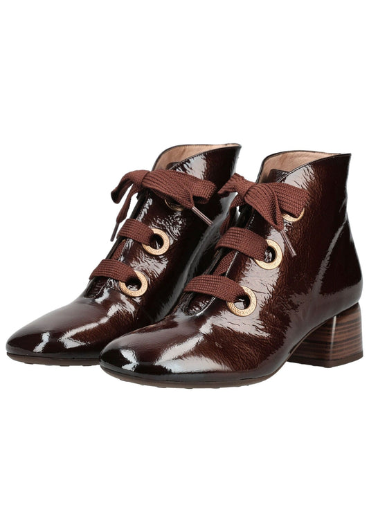 HISPANITAS Stiefelette Leder Espresso