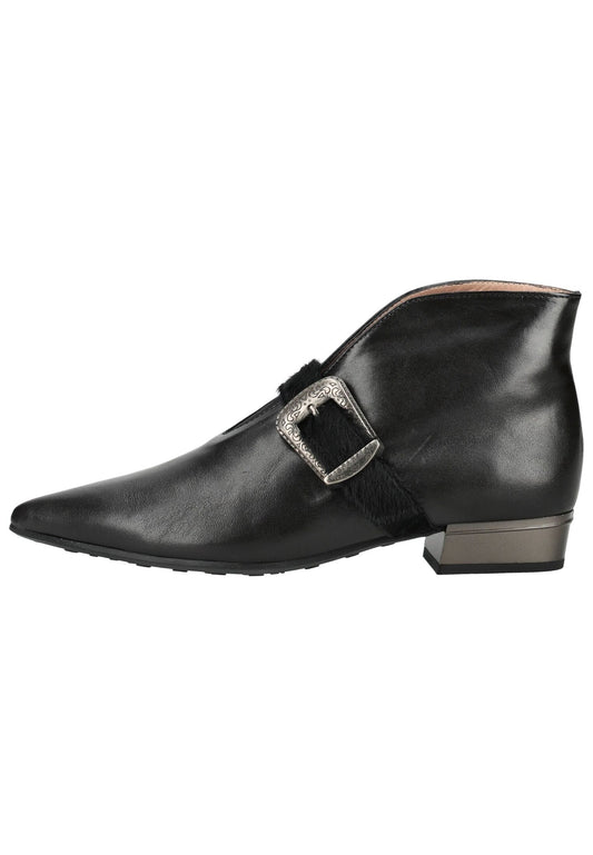 HISPANITAS Stiefelette Leder/Textil Schwarz