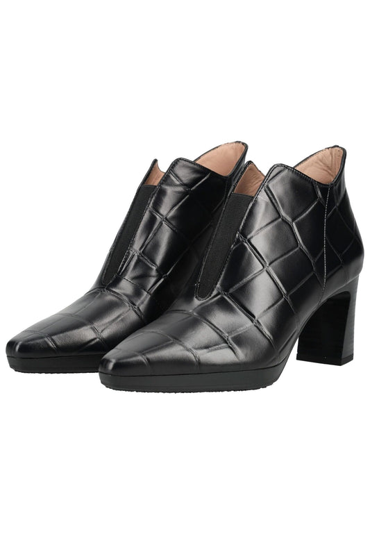 HISPANITAS Stiefelette Leder/Textil Schwarz