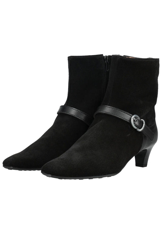 HISPANITAS Stiefelette Veloursleder Schwarz