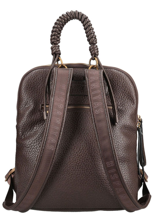 HISPANITAS Taschen Lederimitat/Textil Espresso