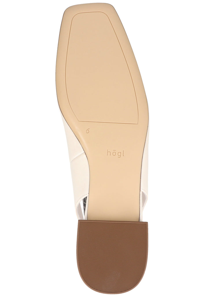 Högl Ballerinas Leder Creme