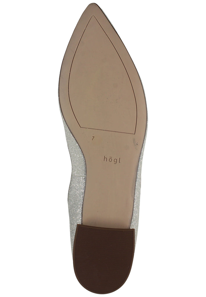 Högl Ballerinas Leder Platin