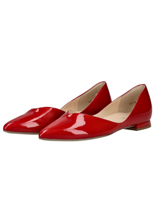 Högl Ballerinas Leder Rot Lack