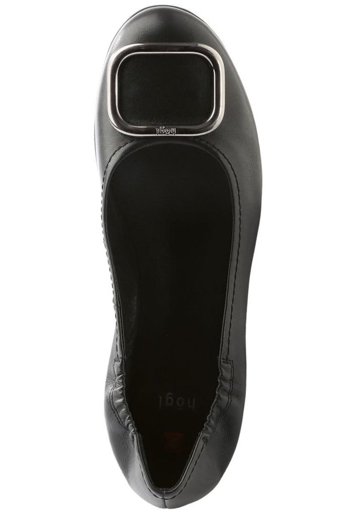 Högl Ballerinas Leder Schwarz