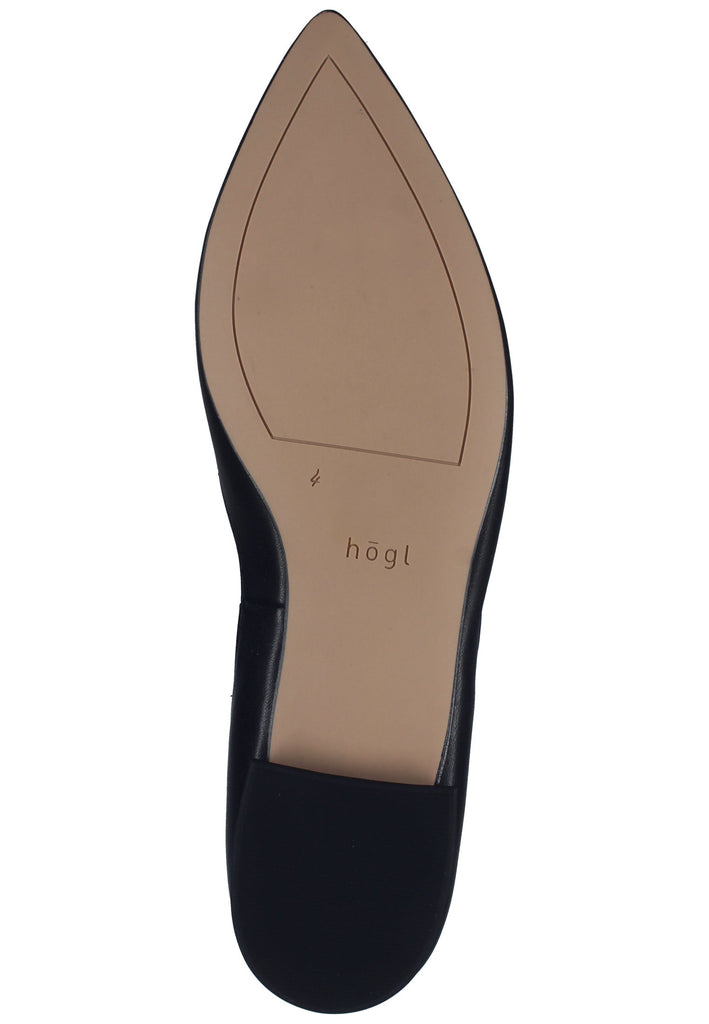 Högl Ballerinas Leder Schwarz
