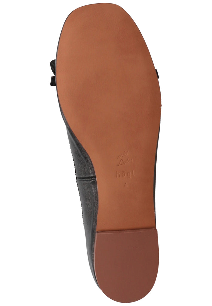 Högl Ballerinas Leder Schwarz