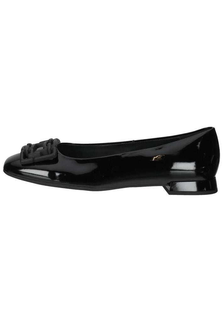 Högl Ballerinas Leder Schwarz Lack