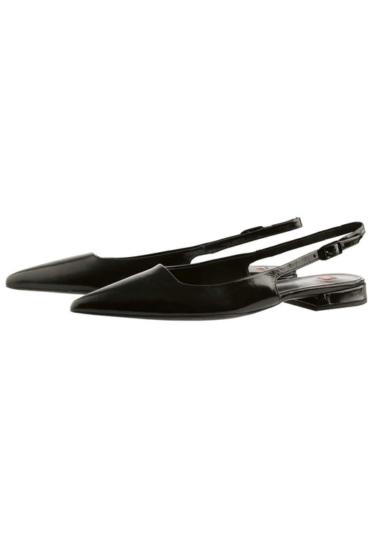 Högl Ballerinas Leder Schwarz Lack