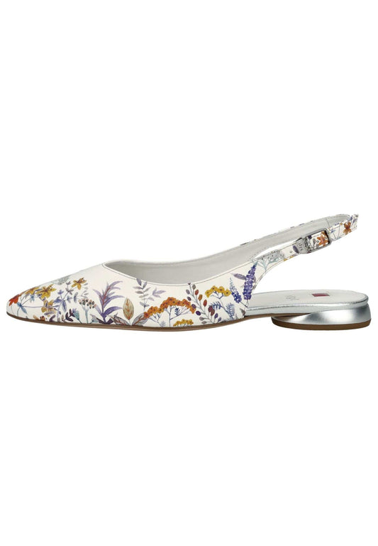 Högl Ballerinas Nappaleder Weiß