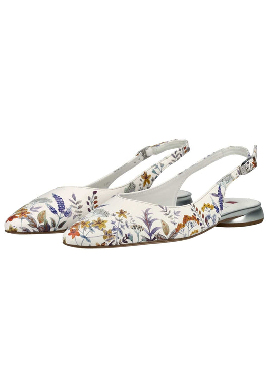 Högl Ballerinas Nappaleder Weiß