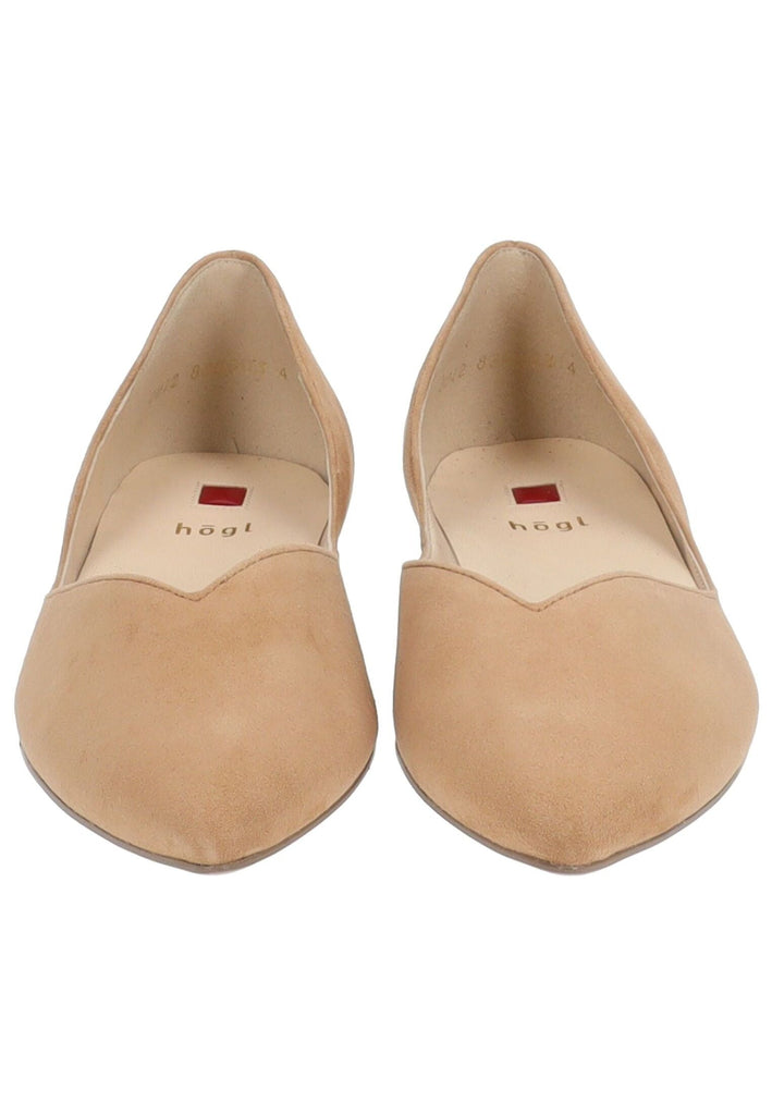 Högl Ballerinas Samt Braun
