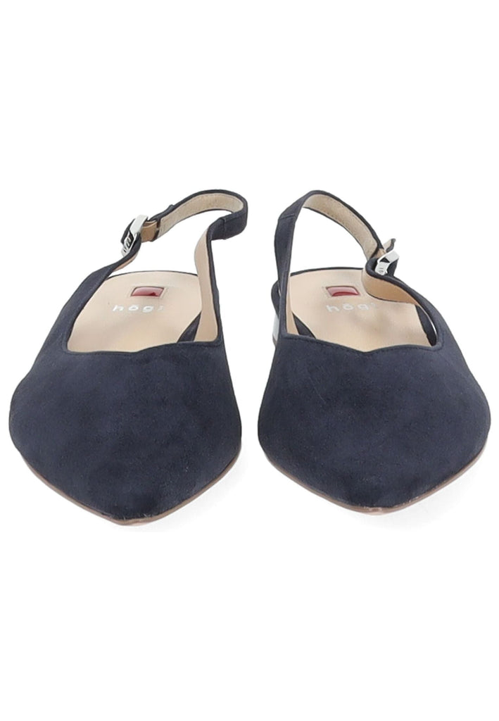 Högl Ballerinas Samt Dunkelblau