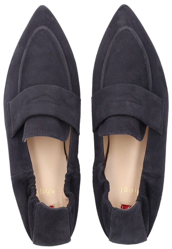 Högl Ballerinas Samt Dunkelblau