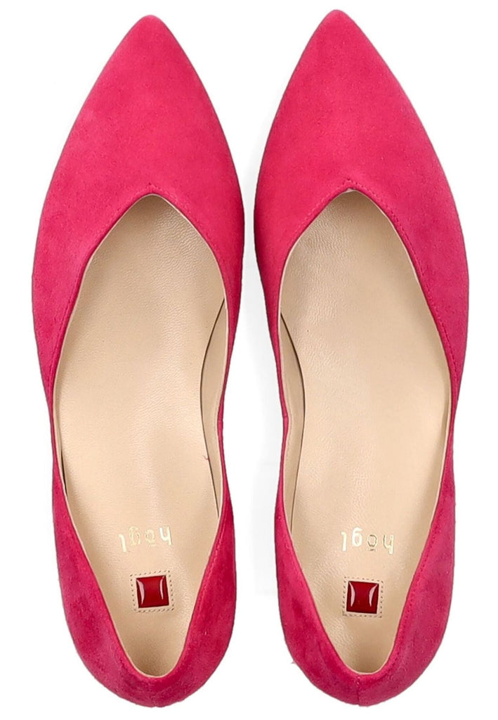 Högl Ballerinas Samt Pink