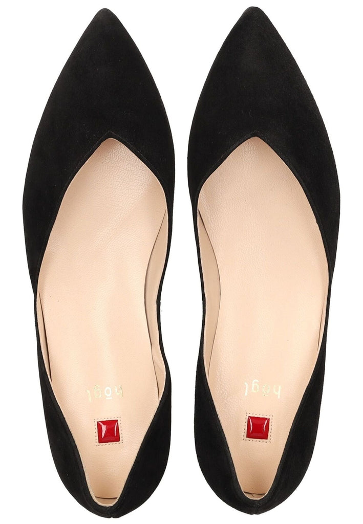 Högl Ballerinas Samt Schwarz