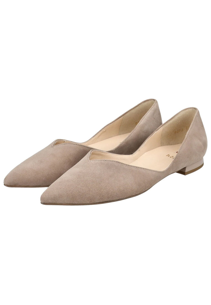 Högl Ballerinas Samt Taupe