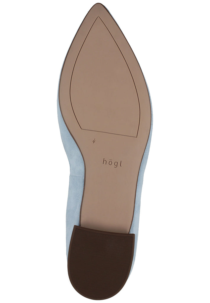 Högl Ballerinas Veloursleder Azur