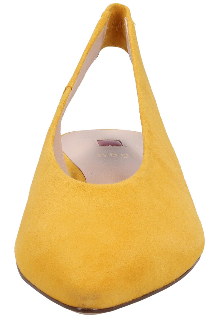 Högl Ballerinas Veloursleder Gelb