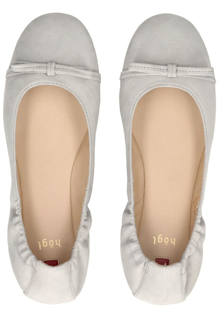 Högl Ballerinas Veloursleder Hellblau