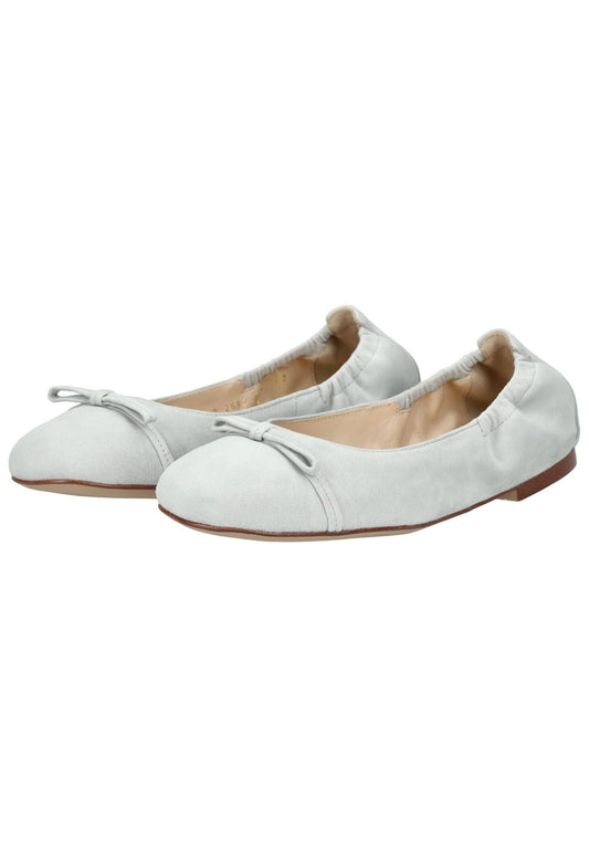 Högl Ballerinas Veloursleder Hellblau